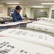Bobbi Bowman searches through records at the Campbell County, Va., Courthouse in Rustburg on Feb. 7.